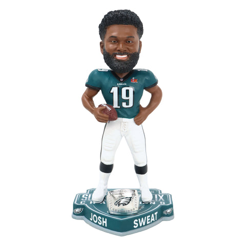 Philadelphia Eagles Super Bowl LIX Champions 8" Bobble - Josh Sweat