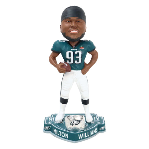 Philadelphia Eagles Super Bowl LIX Champions 8" Bobble - Milton Williams