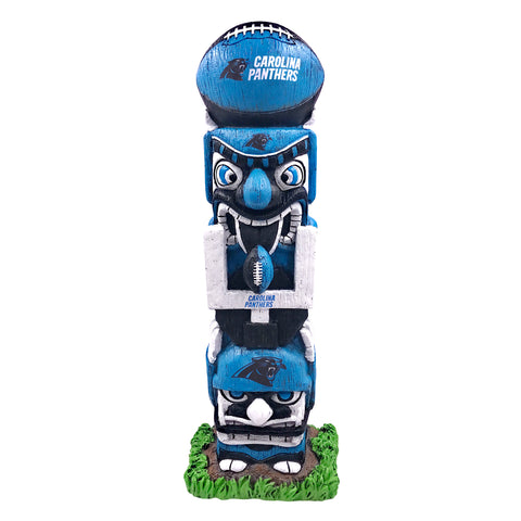 Carolina Panthers 16" Tiki Face Totem Pole Figurine