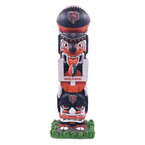 Chicago Bears 16" Tiki Face Totem Pole Figurine
