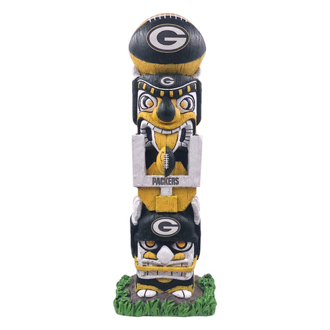 Green Bay Packers 16" Tiki Face Totem Pole Figurine