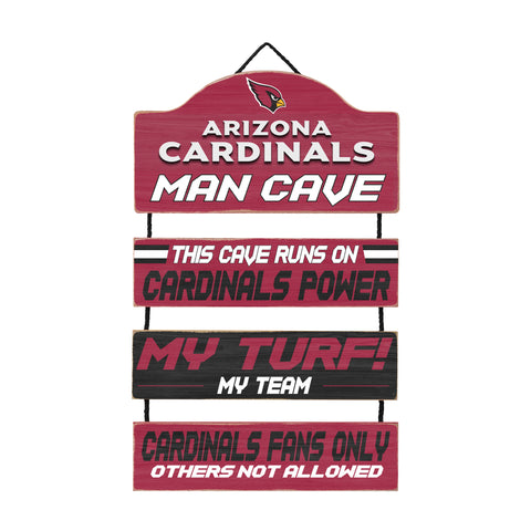 Arizona Cardinals Man Cave Dangle Sign
