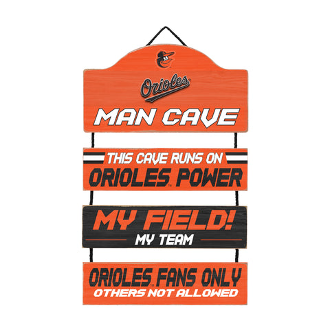 Baltimore Orioles Man Cave Dangle Sign