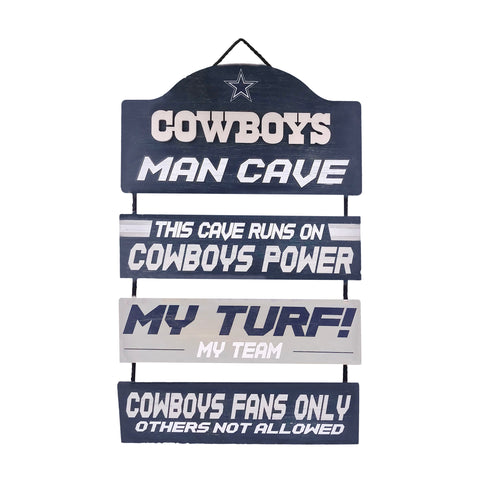 Dallas Cowboys Man Cave Dangle Sign