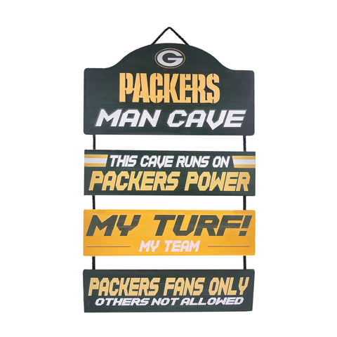 Green Bay Packers Man Cave Dangle Sign
