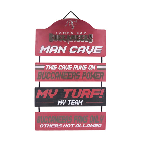 Tampa Bay Buccaneers Man Cave Dangle Sign