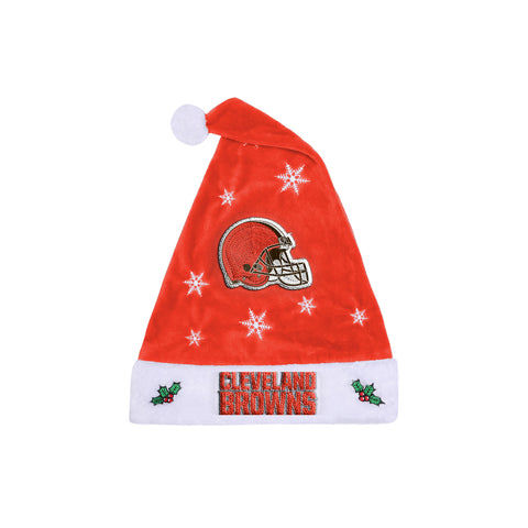 Cleveland Browns Embroidered Santa Hat