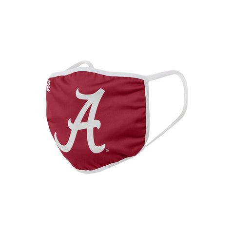 Alabama Crimson Tide Solid Big Logo Face Cover Mask