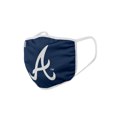 Atlanta Braves Solid Big Logo Face Cover Mask