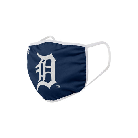 Detroit Tigers Solid Big Logo Face Cover Mask