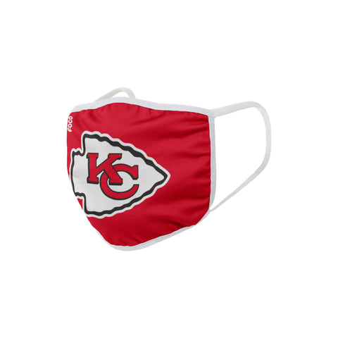 Kansas City Chiefs Solid Big Logo Face Cover Mask