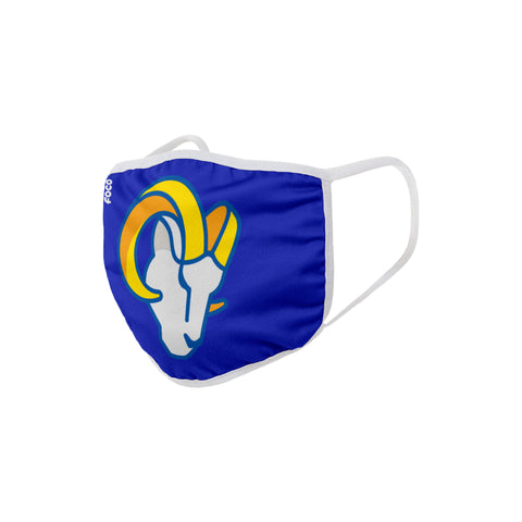 Los Angeles Rams Solid Big Logo Face Cover Mask