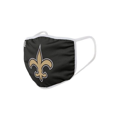 New Orleans Saints Solid Big Logo Face Cover Mask