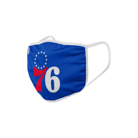 Philadelphia 76ers Solid Big Logo Face Cover Mask