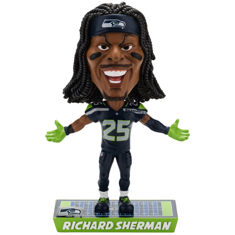 Seattle Seahawks Russell Wilson Caricature Bobble Head
