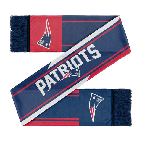 New England Patriots Colorwave Wordmark Scarf
