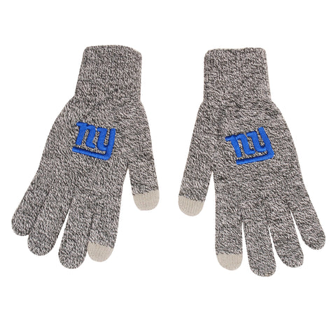 New York Giants Gray Knit Gloves