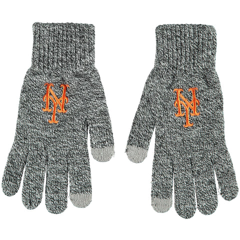 New York Mets Gray Knit Gloves