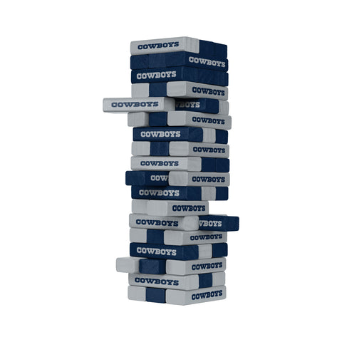Dallas Cowboys Jenga Stackable Blocks Game