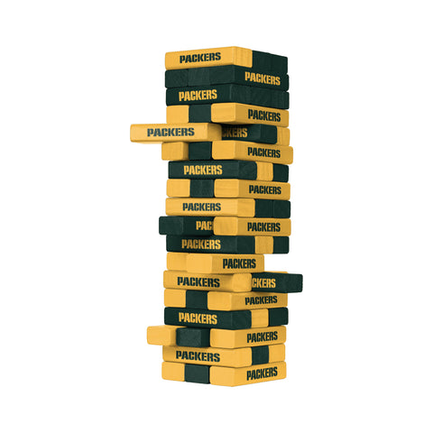 Green Bay Packers Jenga Stackable Blocks Game