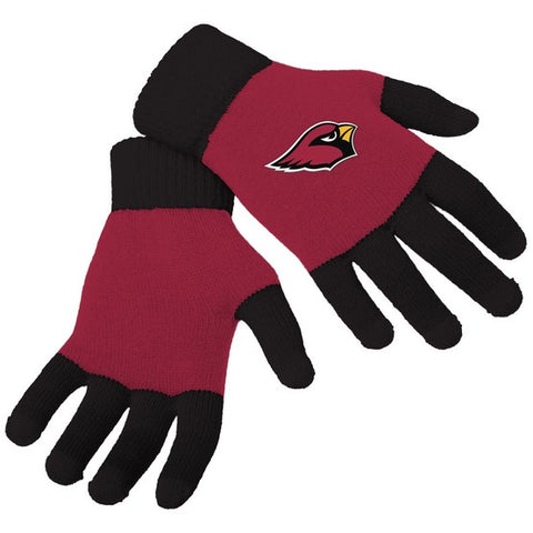Arizona Cardinals Knit Colorblock Gloves