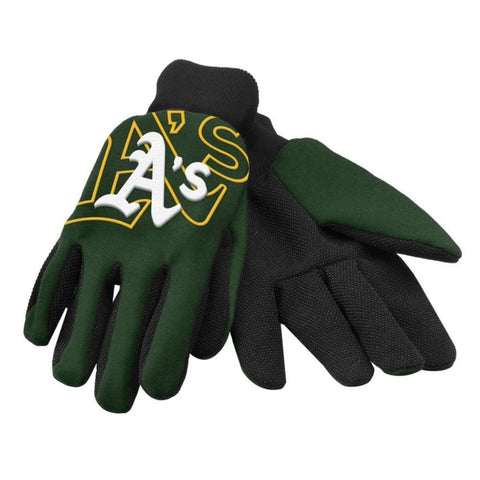 Oakland Athletics Raised Logo Gloves