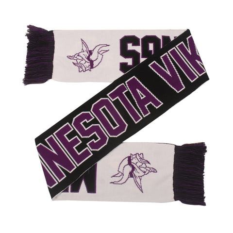 Minnesota Vikings Reversible Wordmark Scarf