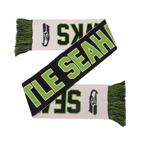 Seattle Seahawks Reversible Wordmark Scarf
