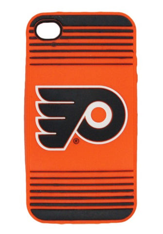 Philadelphia Flyers iPhone 4 Silicone Case with Striped Logo
