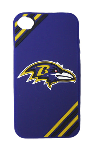 Baltimore Ravens Silicone iPhone 4 Case (Logo)
