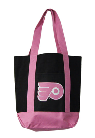Philadelphia Flyers Small Pink & Black Tote