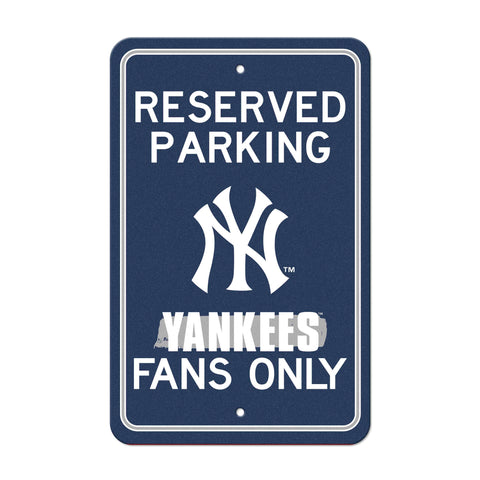 New York Yankees Reserved Parking Sign