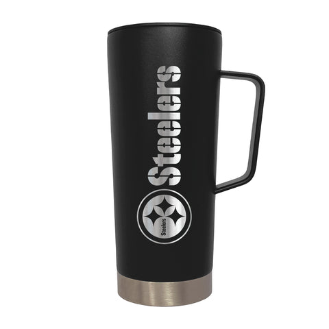 Pittsburgh Steelers 18oz. Roadie Tumbler with Handle - Black