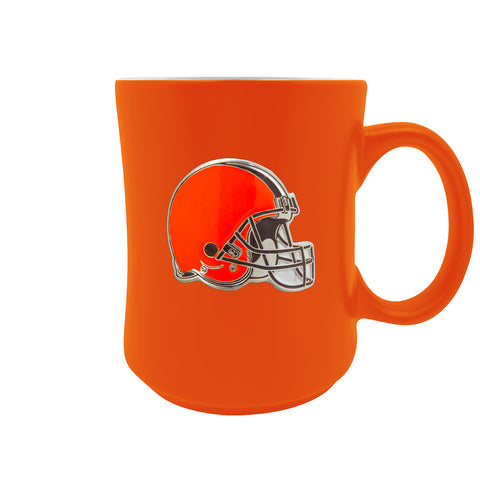 Cleveland Browns 19oz. Starter Mug - Metal Emblem Logo