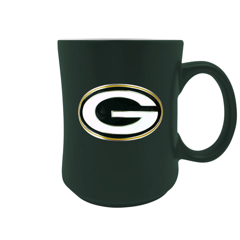 Green Bay Packers 19oz. Starter Mug - Metal Emblem Logo