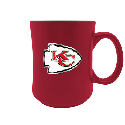 Kansas City Chiefs 19oz. Starter Mug - Metal Emblem Logo