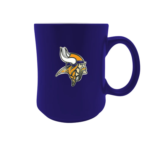 Minnesota Vikings 19oz. Starter Mug - Metal Emblem Logo