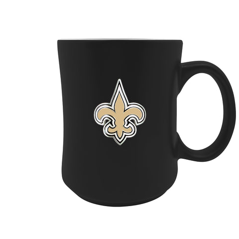 New Orleans Saints 19oz. Starter Mug - Metal Emblem Logo