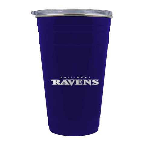Baltimore Ravens 22oz. Stainless Steel "Solo" Tailgater Cup