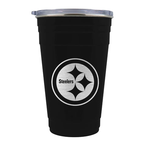 Pittsburgh Steelers 22oz. Stainless Steel "Solo" Tailgater Cup