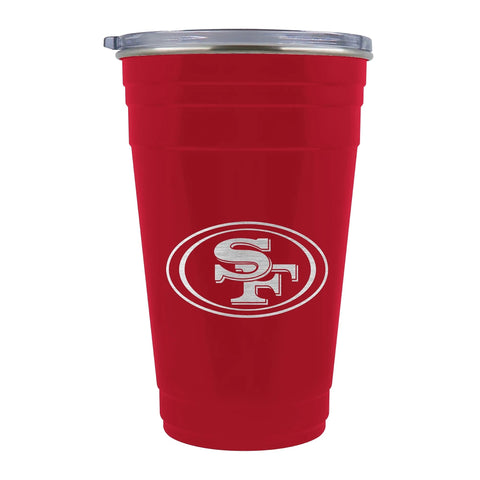 San Francisco 49ers 22oz. Stainless Steel "Solo" Tailgater Cup