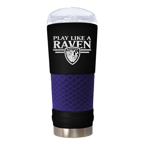 Baltimore Ravens "The Draft" 24oz. Stainless Steel Travel Tumbler - Rally Cry