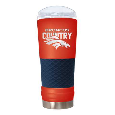 Denver Broncos "The Draft" 24oz. Stainless Steel Travel Tumbler - Rally Cry