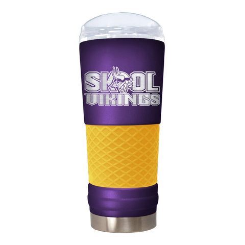 Minnesota Vikings "The Draft" 24oz. Stainless Steel Travel Tumbler - Rally Cry