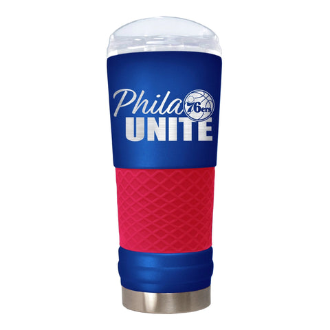 Philadelphia 76ers "The Draft" 24oz. Stainless Steel Travel Tumbler - Rally Cry