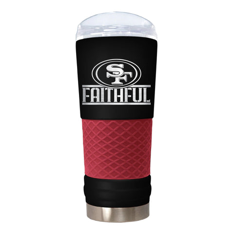 San Francisco 49ers "The Draft" 24oz. Stainless Steel Travel Tumbler - Rally Cry