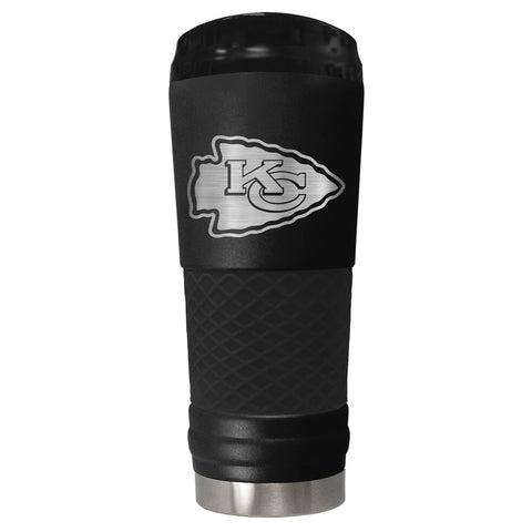 Kansas City Chiefs "The Draft" 24oz. Stainless Steel Travel Tumbler - Stealth