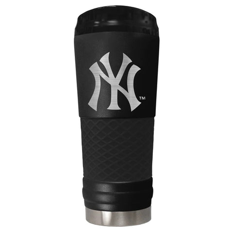 New York Yankees "The Draft" 24oz. Stainless Steel Travel Tumbler - Stealth
