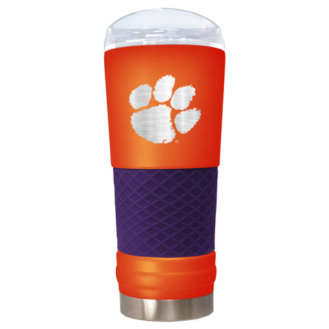 Clemson Tigers "The Draft" 24oz. Stainless Steel Travel Tumbler