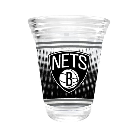 Brooklyn Nets 2oz. Round Party Shot Glass